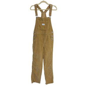 Levis Premium Corduroy Overalls Vintage Style Women's Size S Casual Jumpsuit Y2K